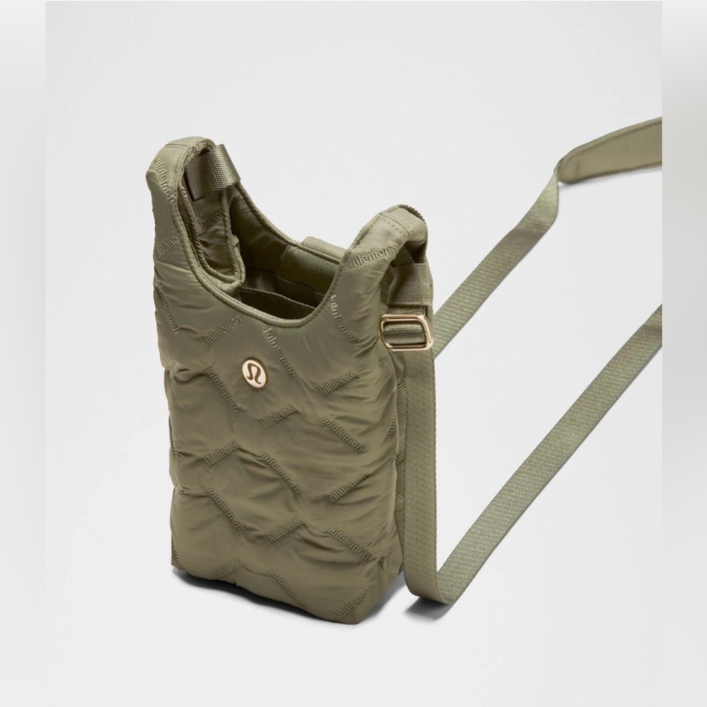 LULULEMON Quilty Pleasures Phone Crossbody Bag 1L, Bay Leaf Green - Picture 3 of 7